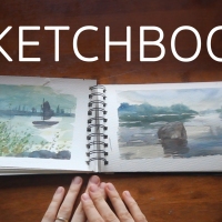 Watercolor Plein Air Sketchbook 2018-2019